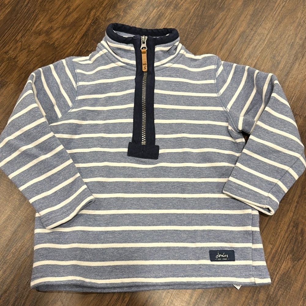 Joules Boys Half Zip Sweatshirt Size 4
